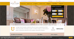 Desktop Screenshot of fr.hoteldeparismontecarlo.com